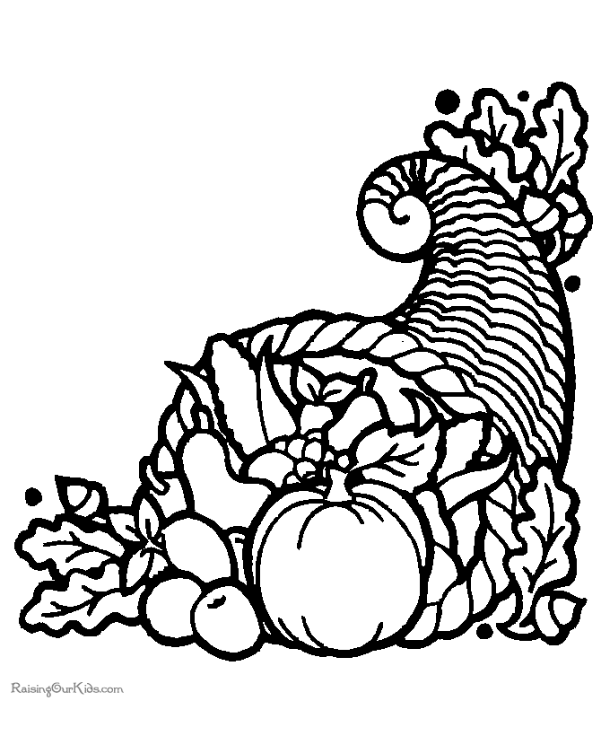 670x820 Printable Cornucopia Coloring Page Great Vintage Coloring Pages