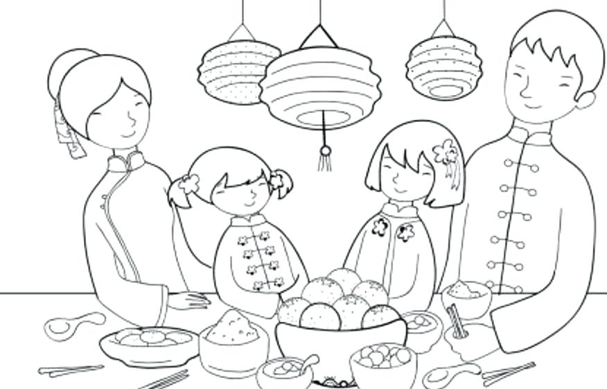 Thanksgiving Feast Drawing at GetDrawings | Free download