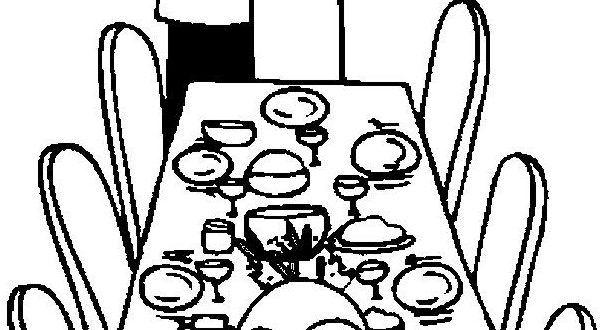 614x330 Thanksgiving Table Drawing Festival Collections