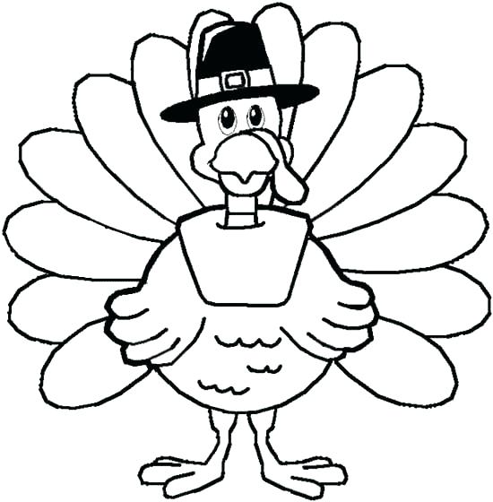 550x560 Thanksgiving Turkey Coloring Page Free Printable Thanksgiving
