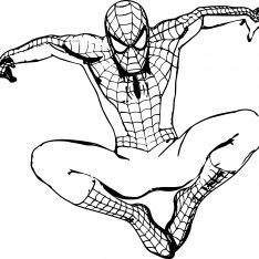 234x234 The Amazing Spider Man 2 Coloring Pages Online