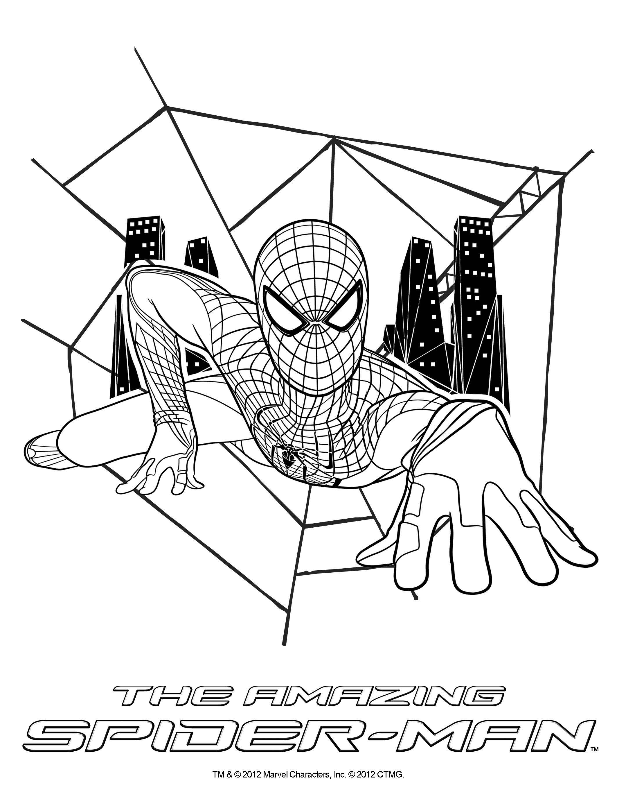 2125x2750 Coloring Sheet! The Amazing Spider Man, In Theatres July 3, 2012