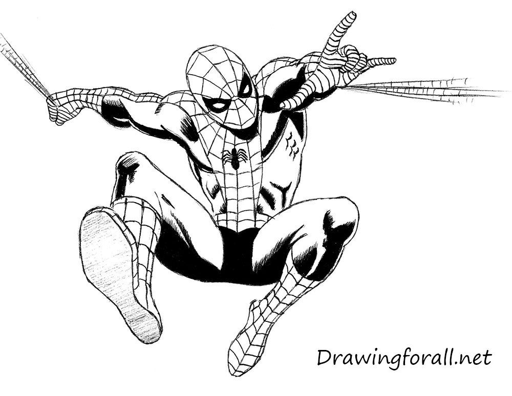 1000x774 How To Draw The Amazing Spider Man Drawing Amazing