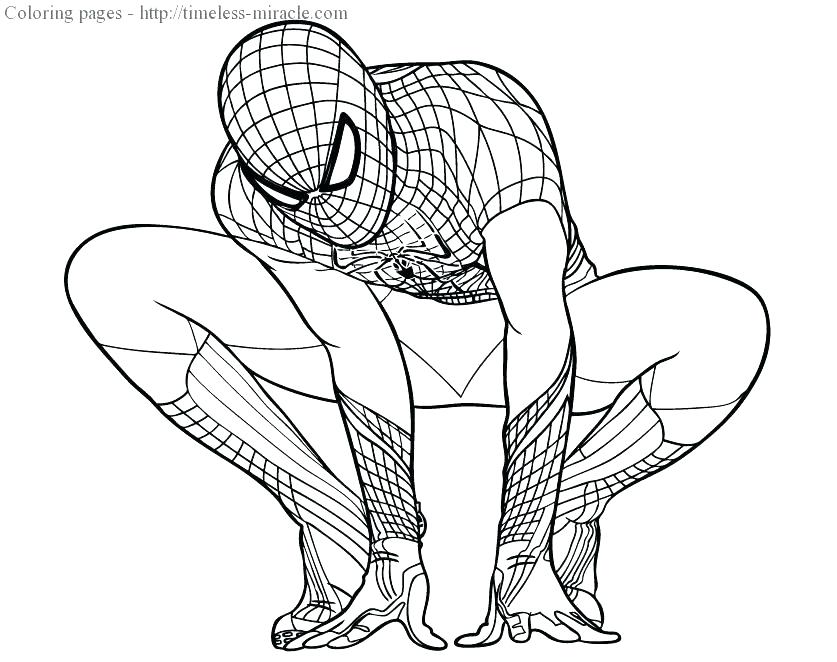 837x662 Coloring Pages Spider Man Coloring Pages Of The Amazing Spider Man