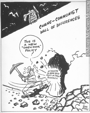 309x385 M965.199.9568 The Great Wall Of China. Drawing, Cartoon John