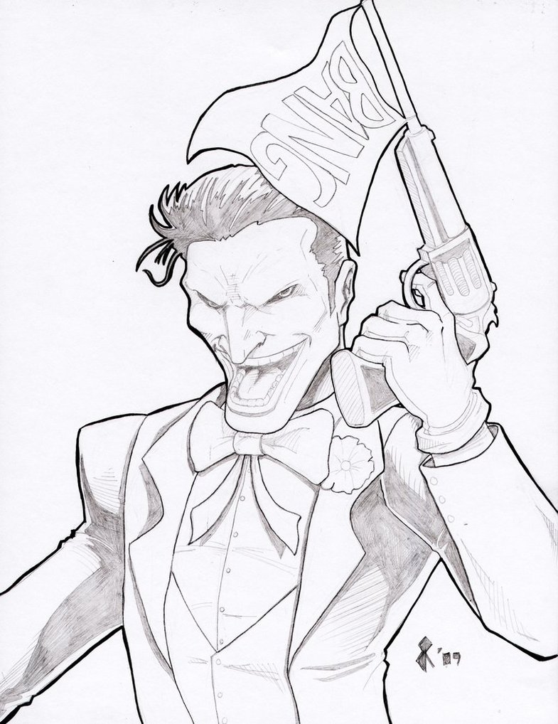 785x1018 Joker Pencils By Jrascoe