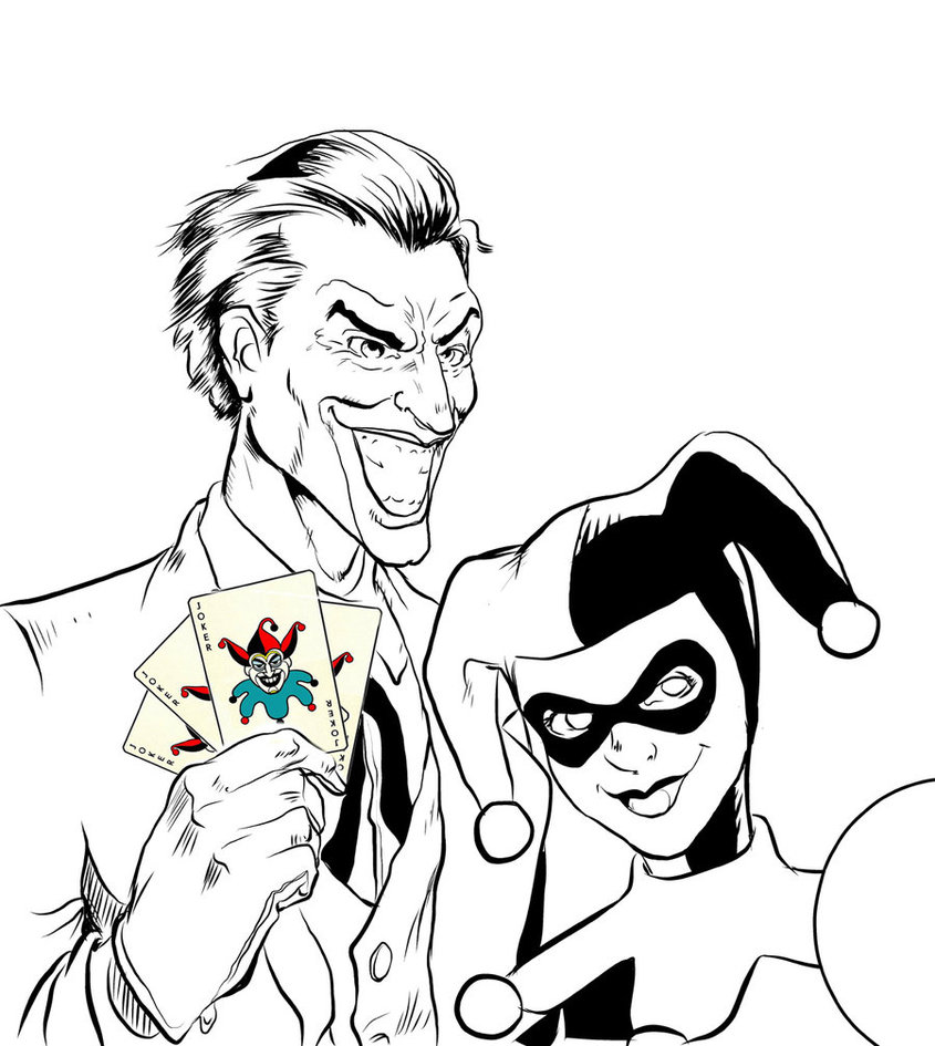 845x945 Weekly Drawing Joker And Harley By Creative Current