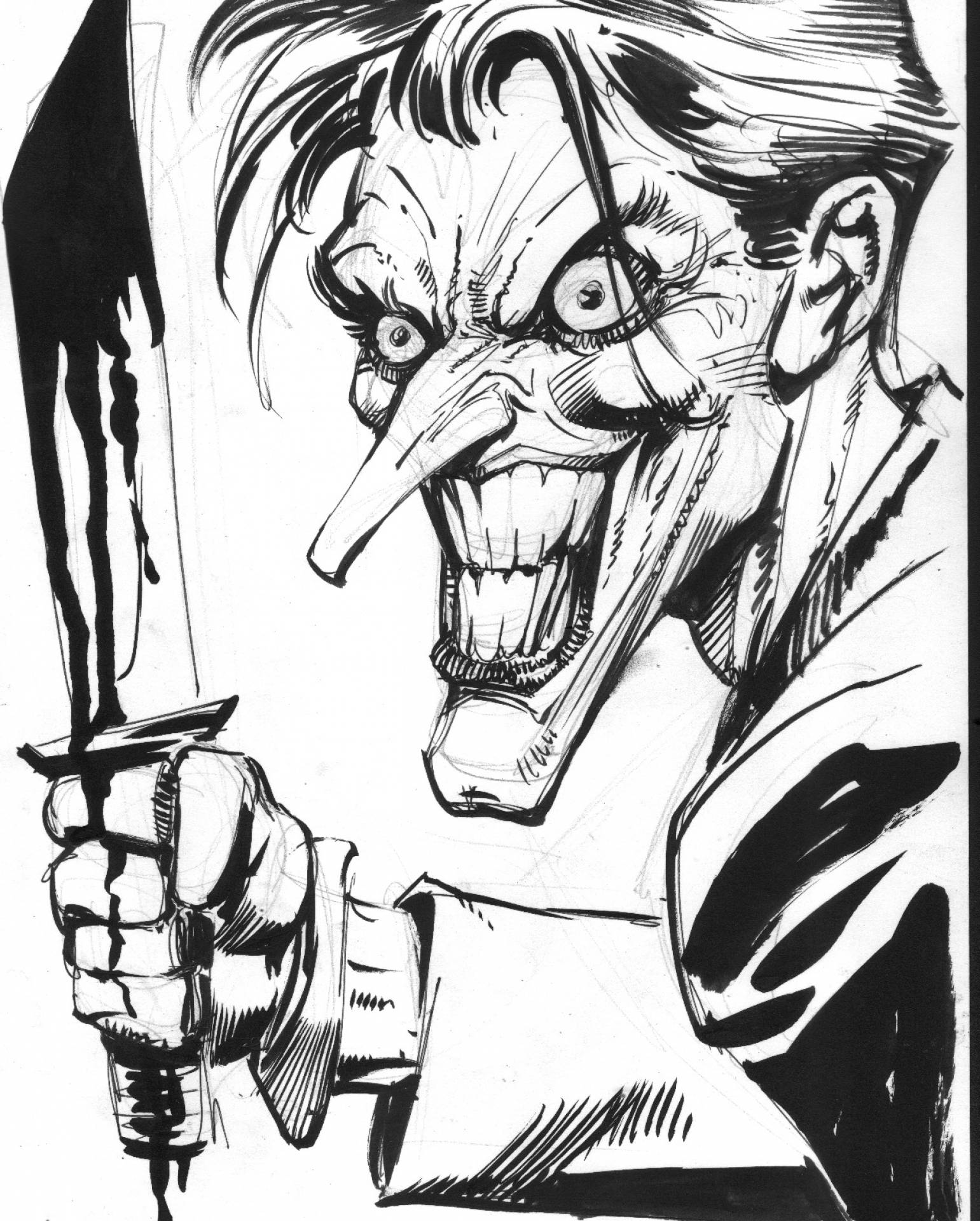 1541x1920 Original Joker Commission By Joe Rubinstein
