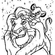 220x220 Simba And Mufasa Coloring Pages