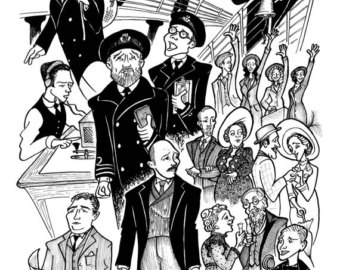 340x270 Titanic Drawing Etsy