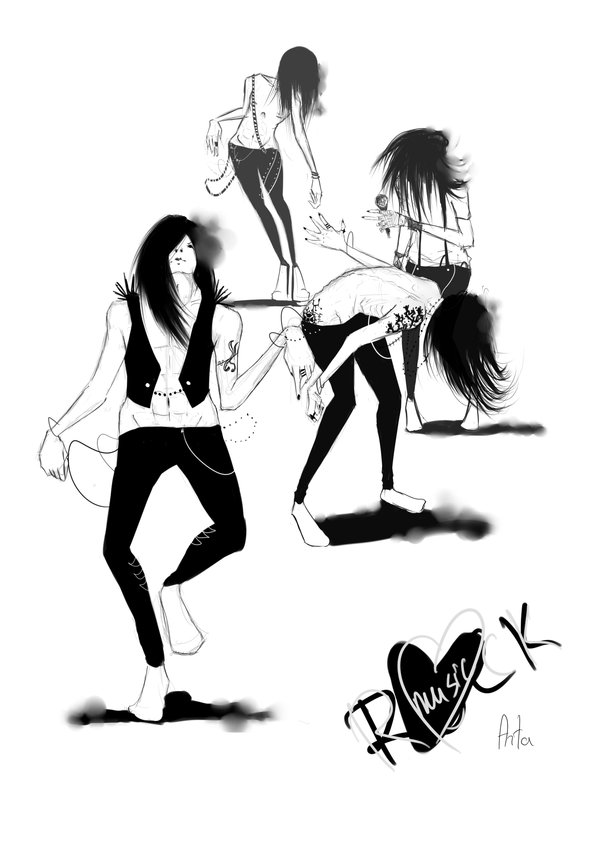 600x848 Rock Music Love By Thearta