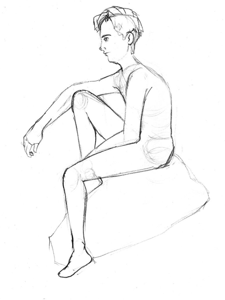 774x1031 Drawings Of Someone Sitting On A Rock Amazing! How To Draw