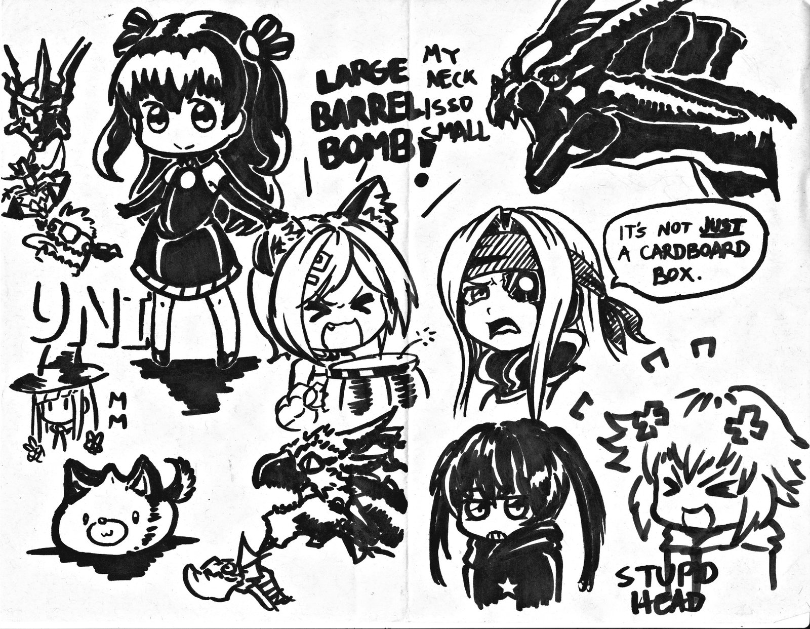 1600x1242 Hdn] Marker Doodles By Men Dont Scream