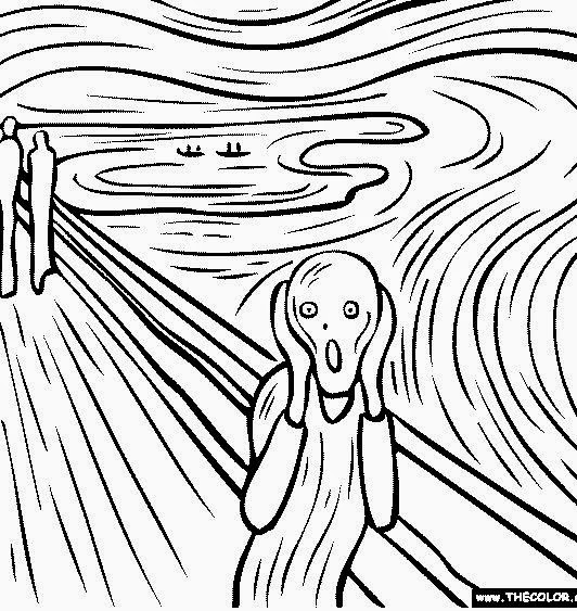 The Scream Drawing at GetDrawings | Free download