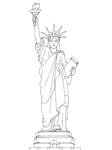 384x512 Statue Of Liberty Coloring Pages Nzherald.co