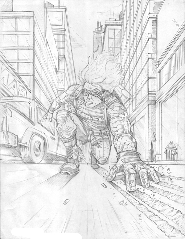 600x774 The Winter Soldier On Behance