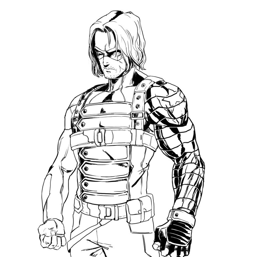 894x894 Winter Soldier Drawing Winter Soldierdannykim