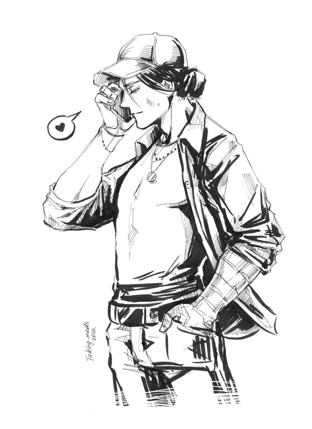 1024x1407 Bucky Barnes Winter Soldier By Taking Meds