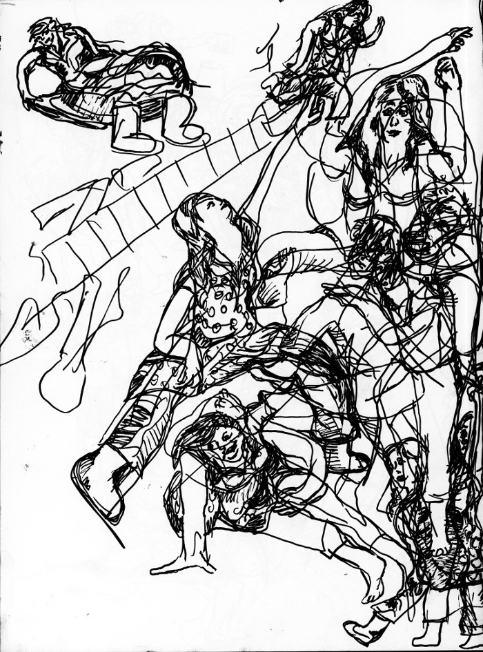 700x945 Theater In Sketch Hold Still While I Figure This Out (Fringearts