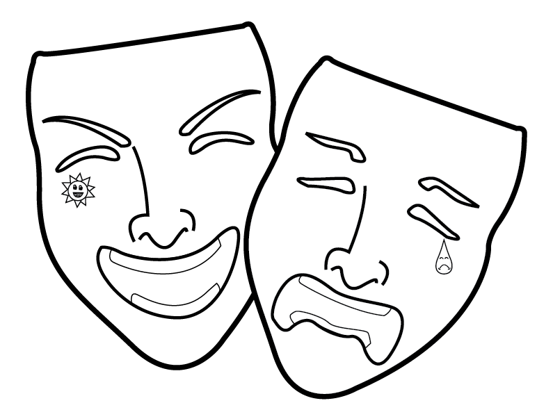 795x603 29 Images Of Sad Mask Template Printable