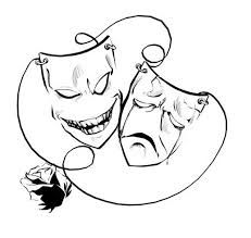 231x219 Theatre Masks Tattoo
