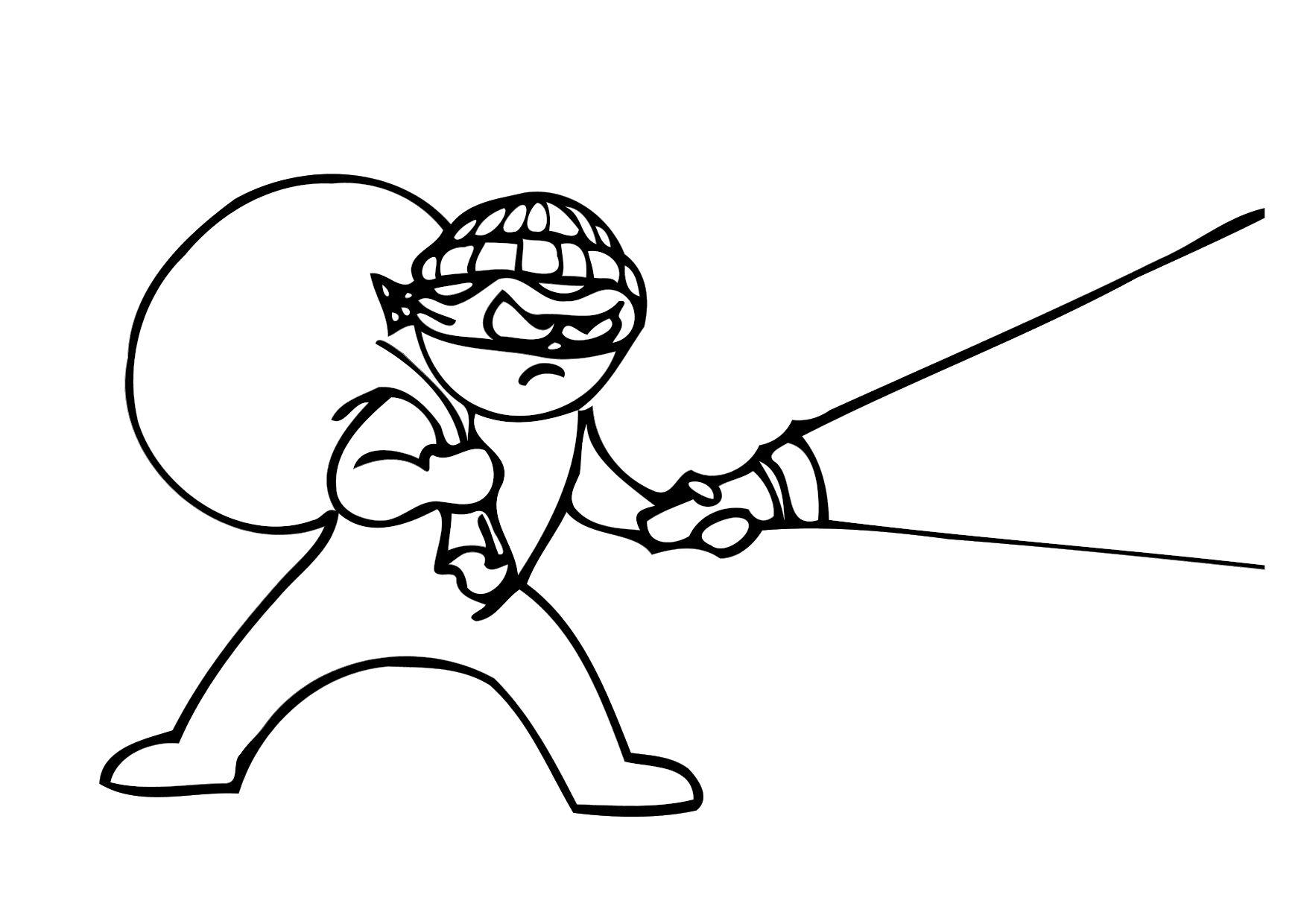 1750x1240 Coloring Page Thief