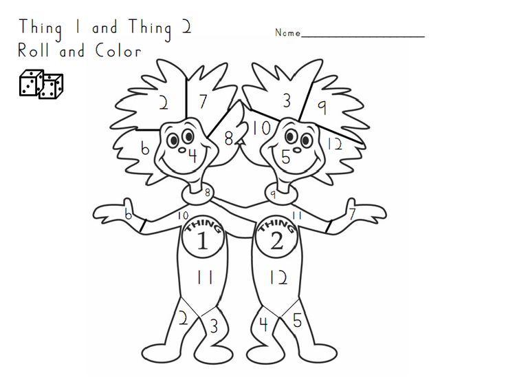 736x568 Thing 1 And 2 Coloring Pages To Print Coloring Page For Kids