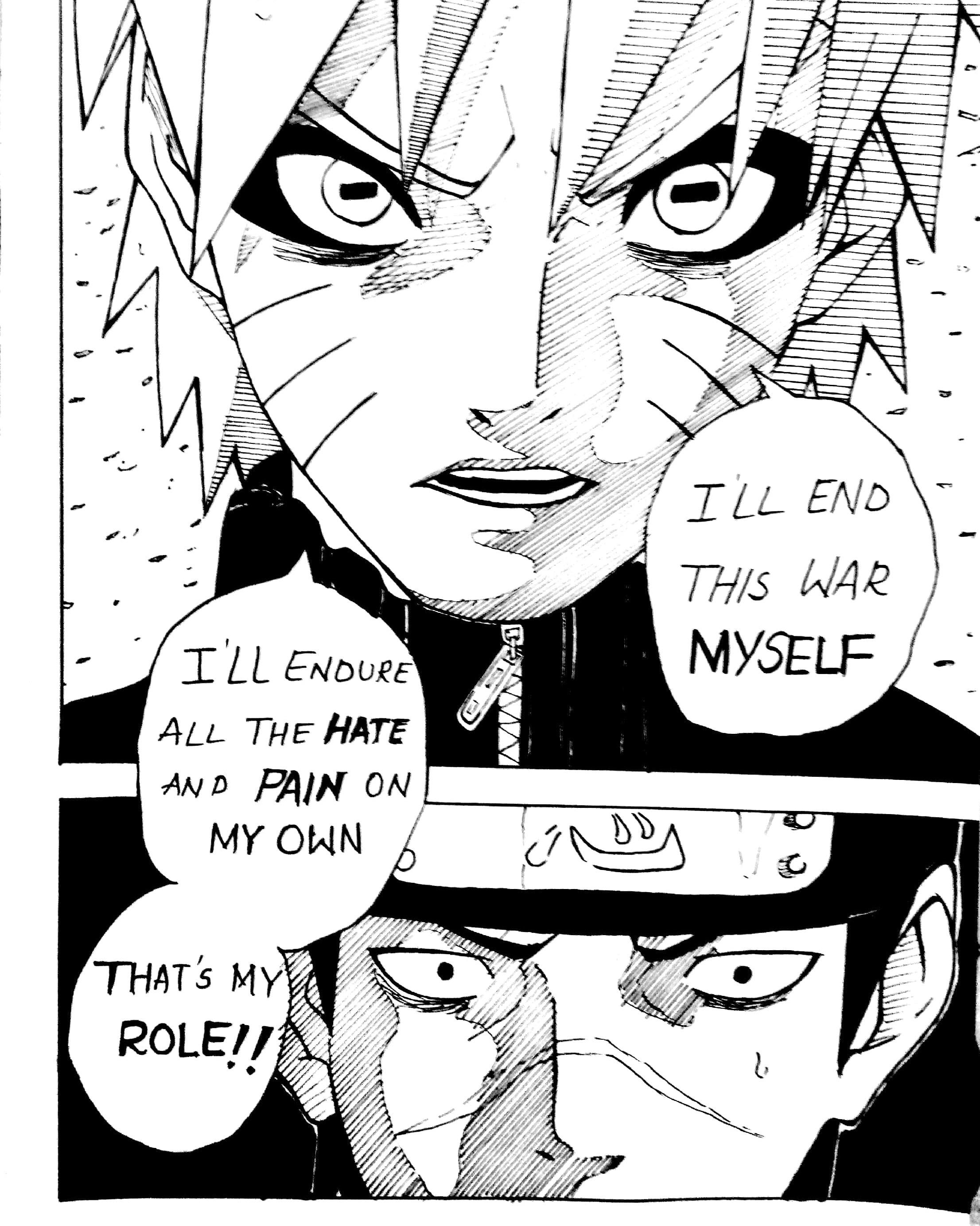 2212x2765 Did A Drawing Of A Manga Page!! What Do U Think Guys Naruto