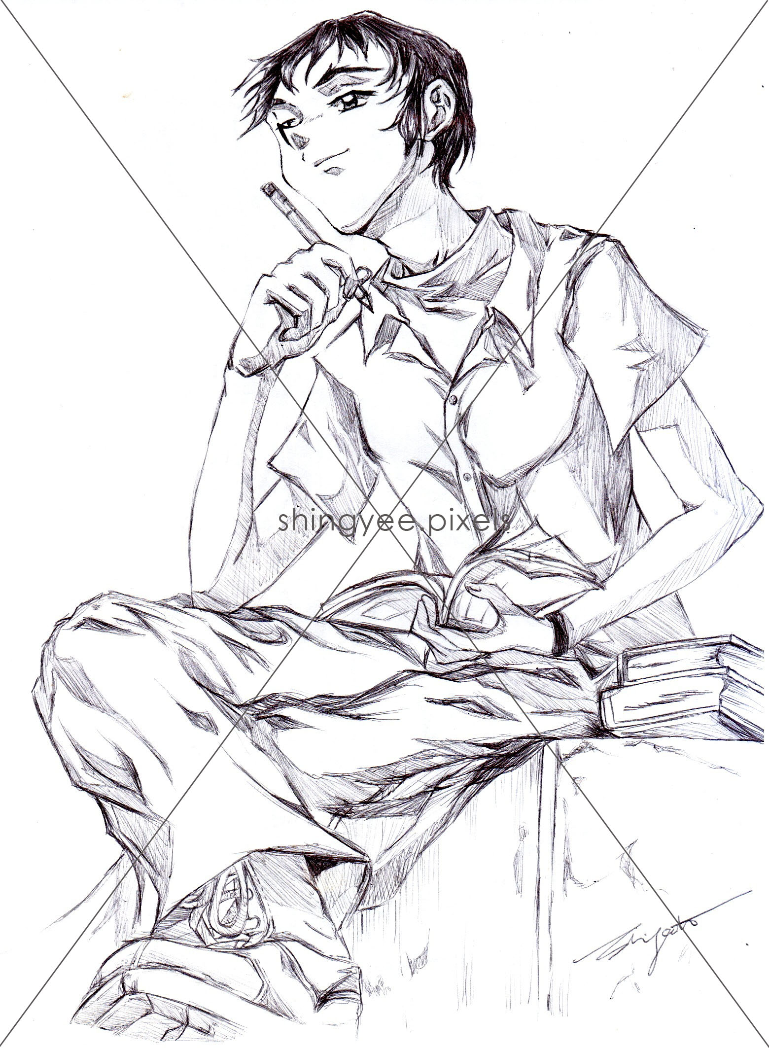 1560x2126 A Drawing Start With A Dot Freedom Drawing