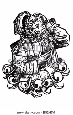 300x468 Thinking Man Drawing Illustration Stock Photo, Royalty Free Image