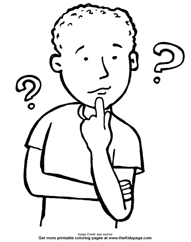 628x796 Confused Free Coloring Pages For Kids
