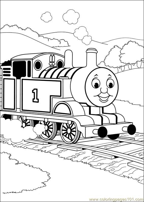 567x794 Thomas And Friends 50 Coloring Page