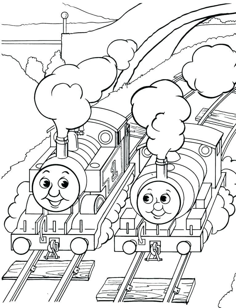 766x1000 Thomas The Train Coloring Sheets The Train Color Sheets And Friend