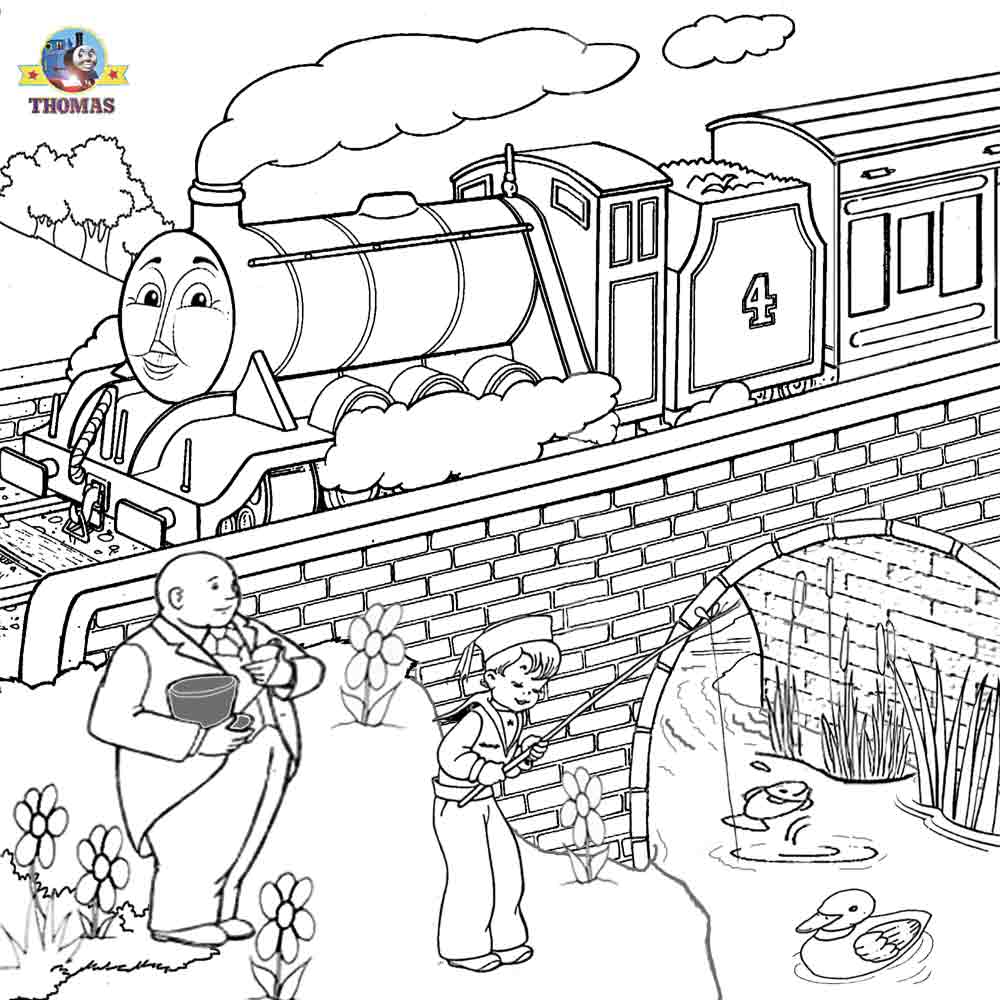 1000x1000 Free Online Coloring Thomas And Friends Clipart Printable Pictures