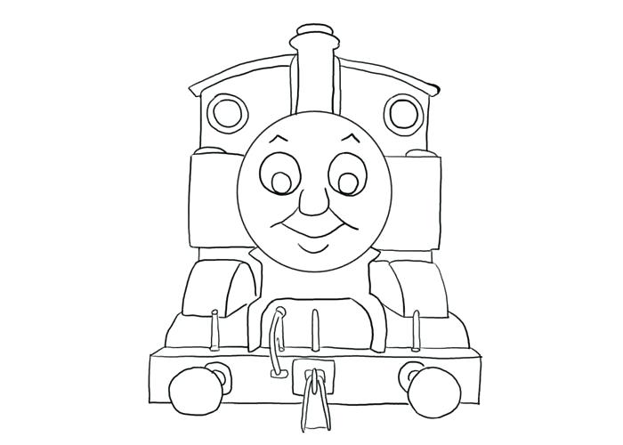 700x500 Thomas The Tank Engine Coloring Page The Train Tank Engine