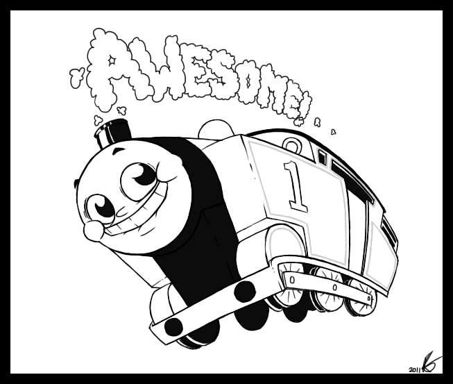 653x553 Thomas The Tank Engine By Excessiveexpression