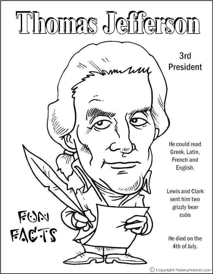 706x906 New Thomas Jefferson Coloring Pages Print Page