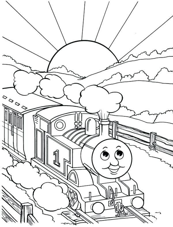 600x787 Thomas The Tank Engine Coloring Page Synthesis.site