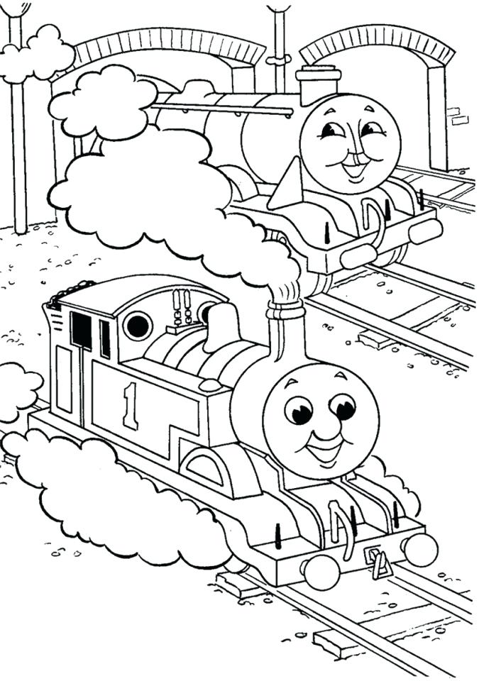 675x960 Thomas The Train Coloring Pages Emily Page Image Drawing