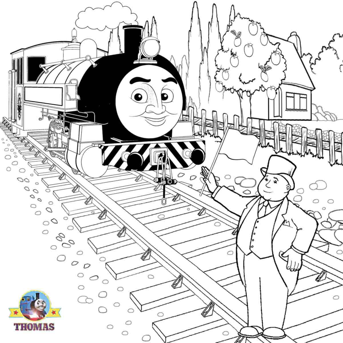 1200x1200 Thomas The Train Coloring Pages Frees Percy And Friends Cartoons