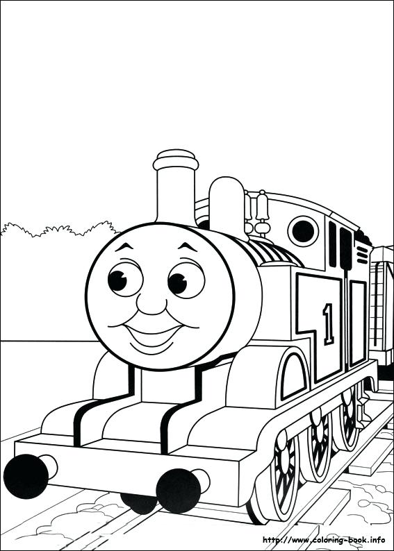 567x794 Thomas The Train Coloring Pages The Train Coloring Page Coloring