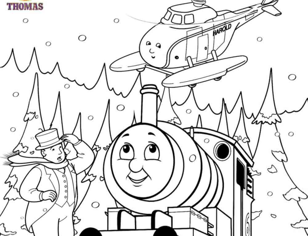 1000x768 Thomas The Train Drawing
