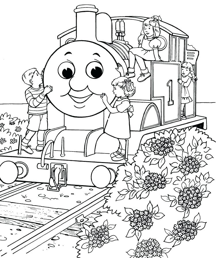 750x896 Thomas The Tank Engine Coloring Page Synthesis.site