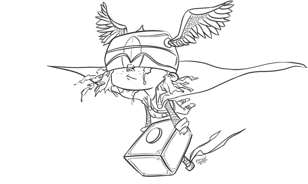 1000x600 Optik Nourishment The Blog Of Kris.w Avengers Week Drawing 03