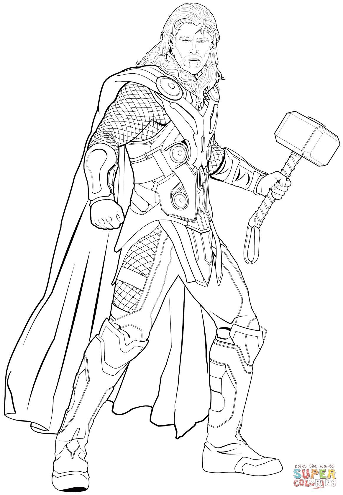 Thor Avengers Drawing at GetDrawings  Free download