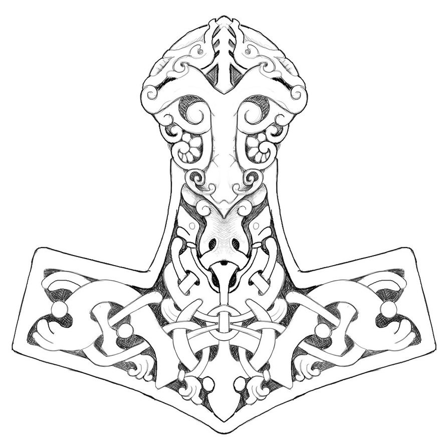 894x894 Thors Hammer By Phoenixtattoos Tattoos And Such