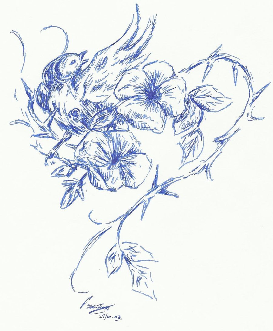 900x1092 My Thorn Bird By Isfoss86