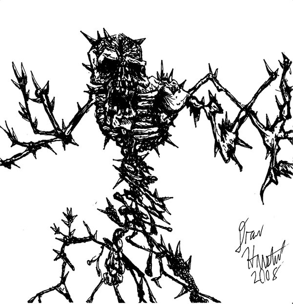 600x623 Thorns And Barbed Wire By Alhedgehog