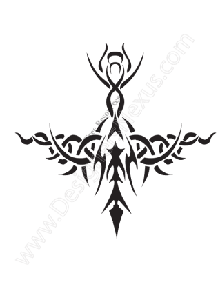 316x409 V11 Free Vines Amp Thorns Vector Tattoo Clip Art