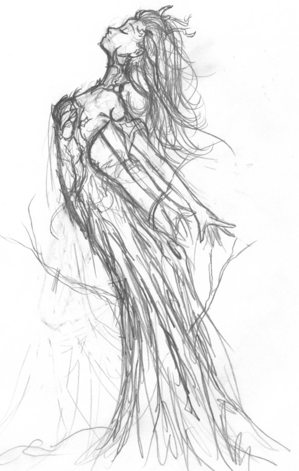 600x945 Thorns Sketch By Edendreams